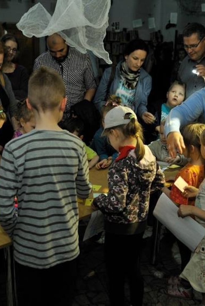Noc Bibliotek w Legionowie. Źródło: http://bibliotekalegionowo.pl