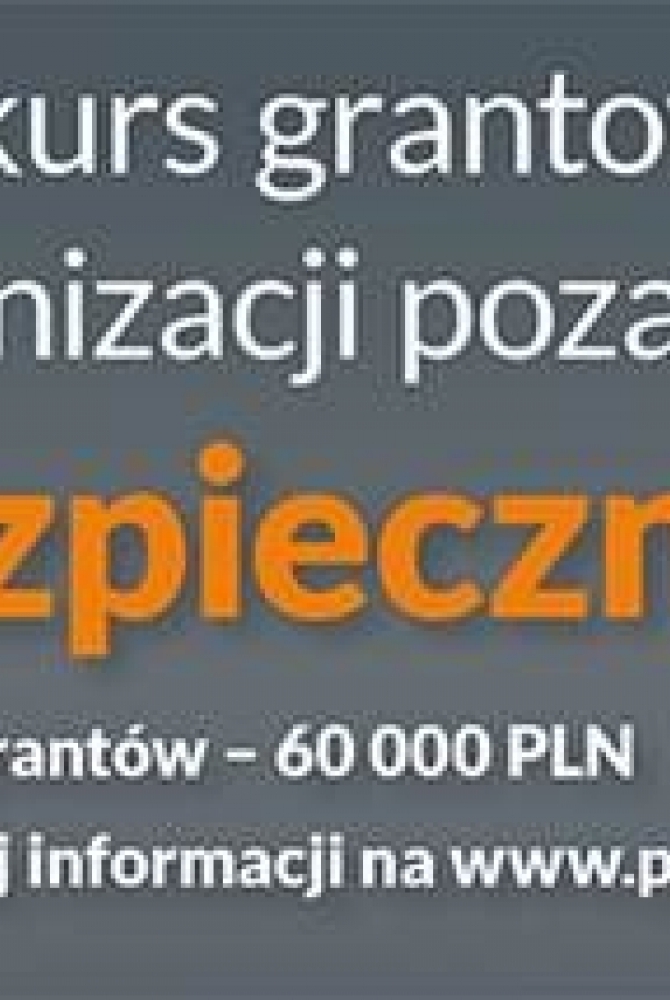Baner promujący konkurs grantowy