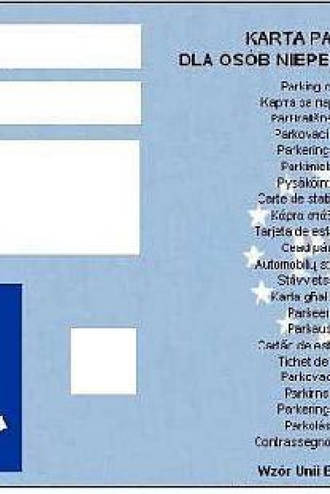 Zdjecie: wzrór nowej karty awers