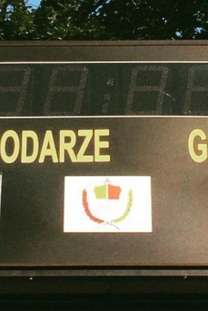 Zdjęcie: nowa tablica KS Legionovii KZB Legionowo, źródło:http://www.kslegionovia.pl