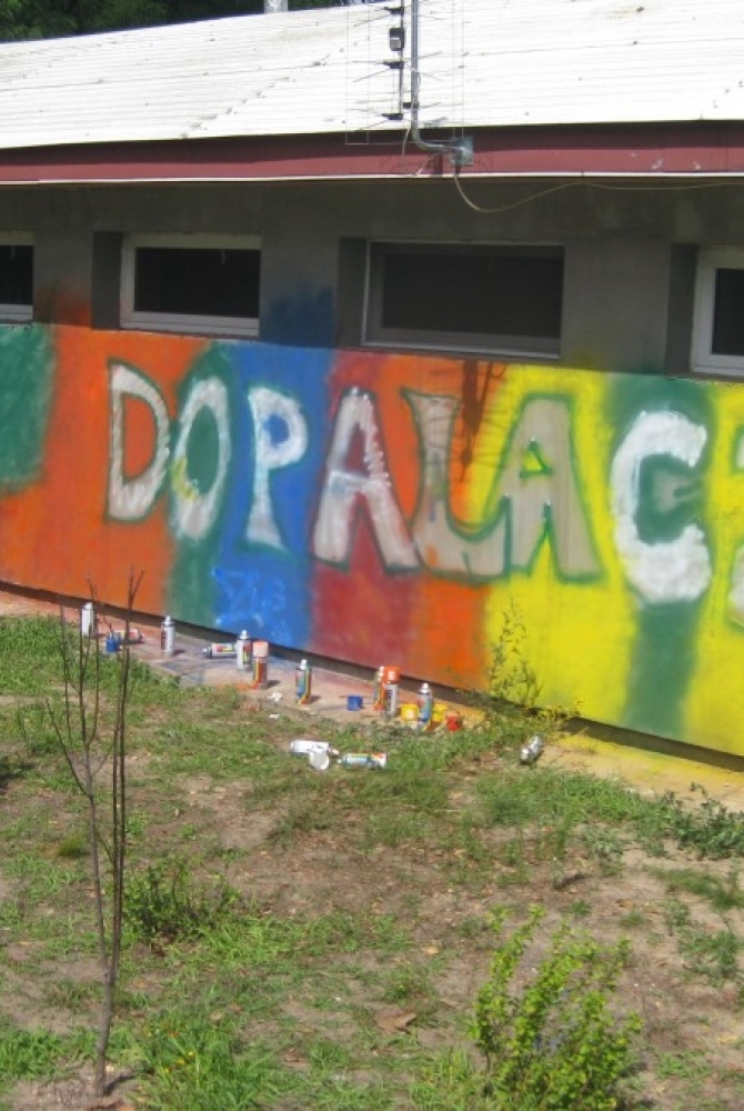 Mural przeciw dopalaczom