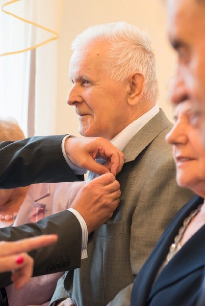 Uroczystośc obchodów długoletniego pożycia małżeńskiego