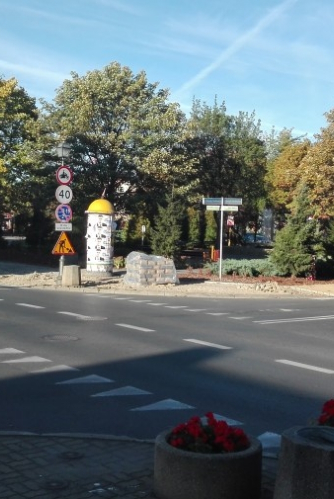 Zdjęcie: prace na rynku miejskim