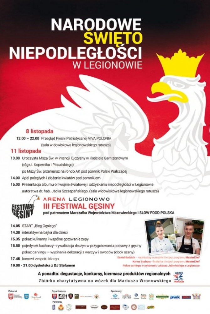 Zdjęcie: plakat Obchody Narodowego Święta Niepodległości