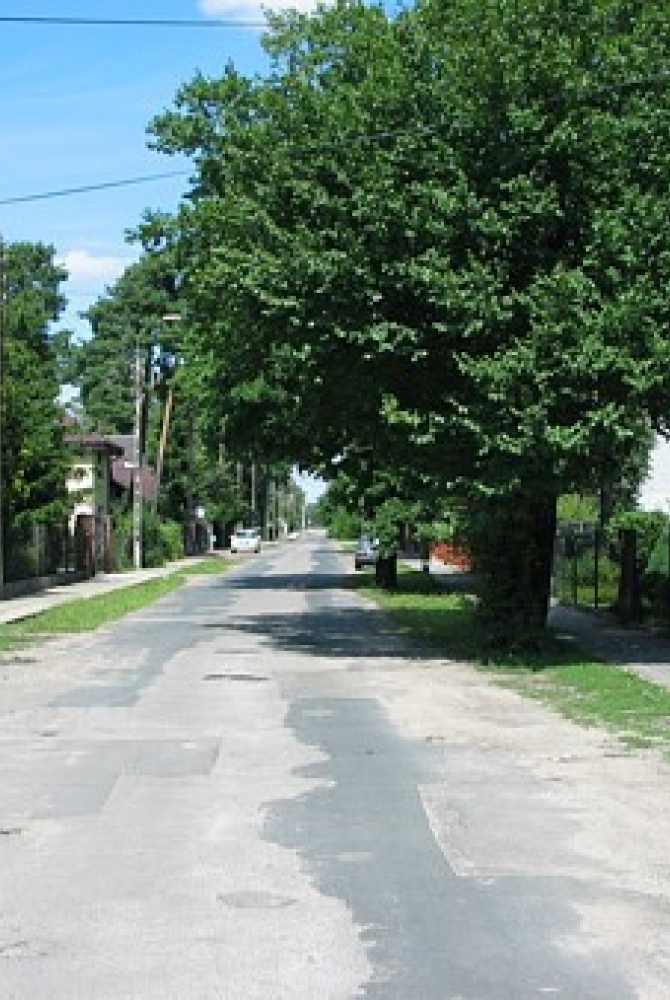 Ulica Grottgera przed budową Ulica Grottgera przed budową