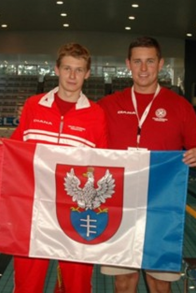 Dawid Szulich z Rafałem Perl