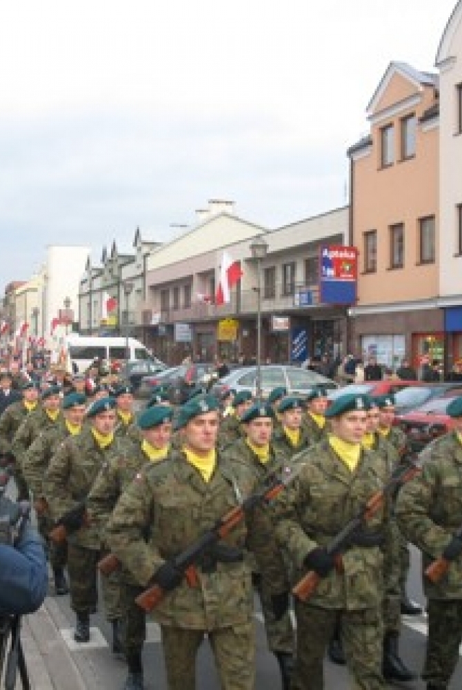 Przemarsz Kompanii Reprezentacyjnej I Warszawskiej Dywizji Zmechanizowanej im. Tadeusza Kościuszki