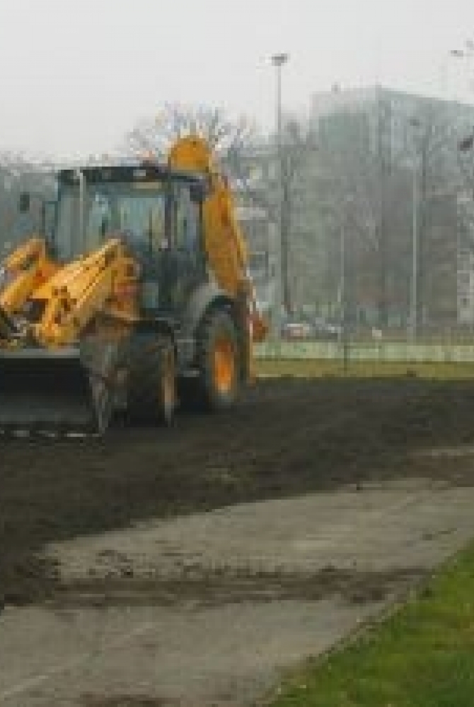 Budowa lodowiska przy ul. Królowej Jadwigi - fot.1