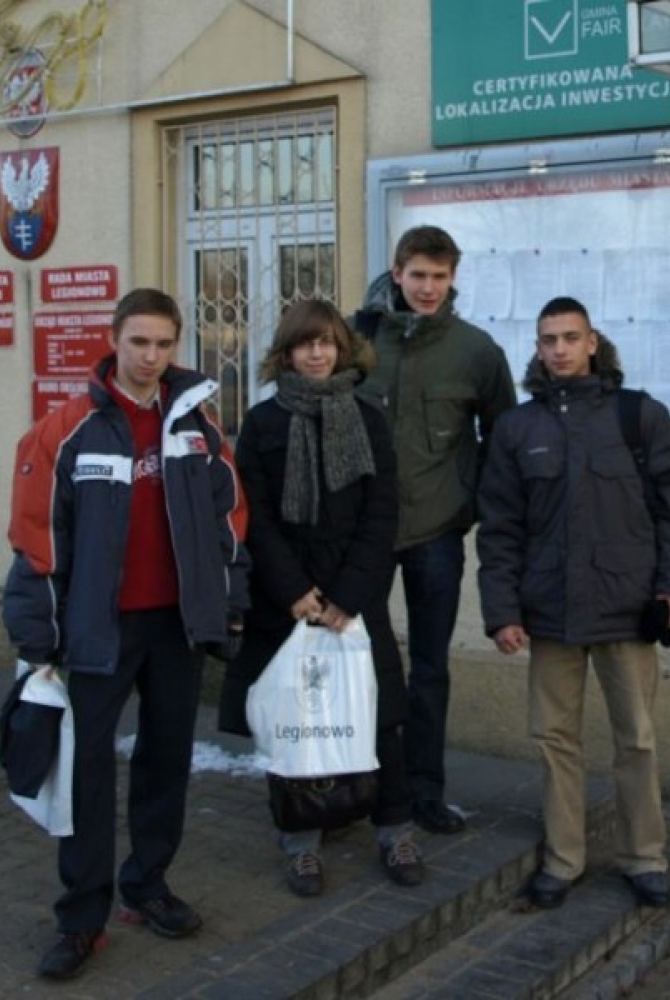 od lewej:Michał Kopeć, Karolina Kopeć, Dawid Szulich, Piotr Łuszcz