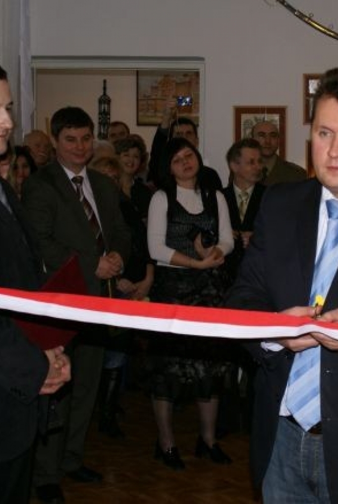 Uroczystego otwarcia dokonał Prezydent Miasta Legionowo-Roman Smogorzewski