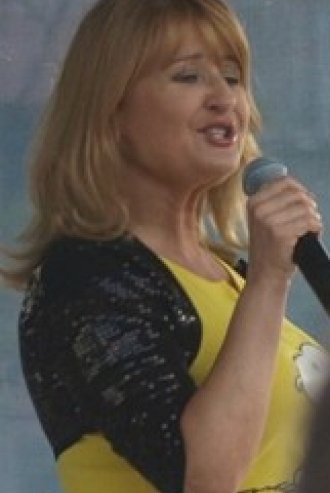 Majka Jeżowska podczas Pikniku Rodzinnego