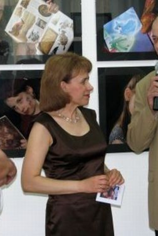 Otwarcie wystawy. Roman Smogorzewski Prezydent Miasta Legionowo, Danuta Masiak Dyrektor Miejskiej Biblioteki Publicznej w Legionowie, Marek Krakowiak Autor fotografii.