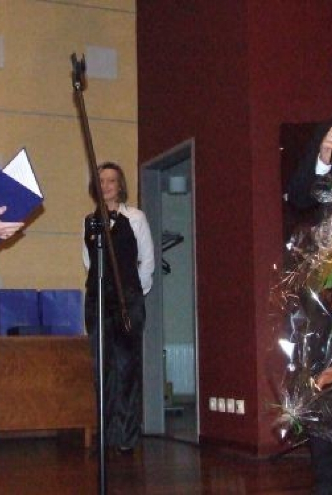 Prezes PEC Marek Zawadka i prezydent Roman Smogorzewski