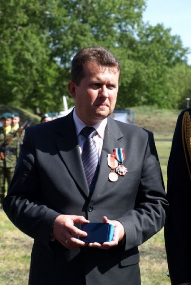 Prezydent Roman Smogorzewski  odznaczony medalami
