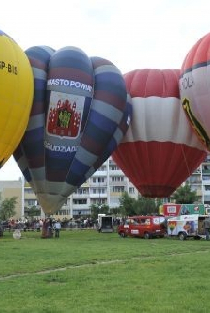 Pokaz balonów podczas 