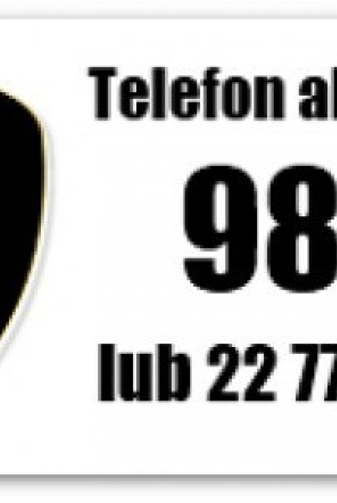 Grafika z herbem Straży Miejskiej i numer alarmowym 986