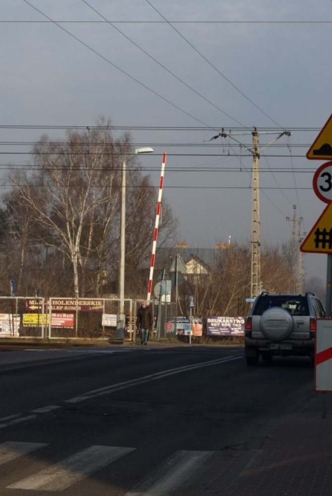 Na zdjęciu przejazd Parkowa/Wyszyńskiego.