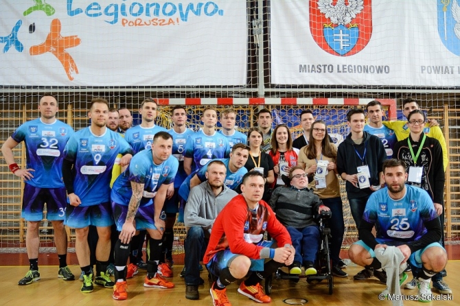 Wojtek Kowalczyk wraz z KPR Legionowo