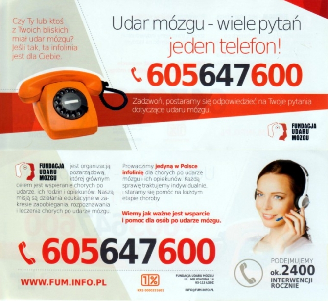 Plakat Fundacji promujący akcję