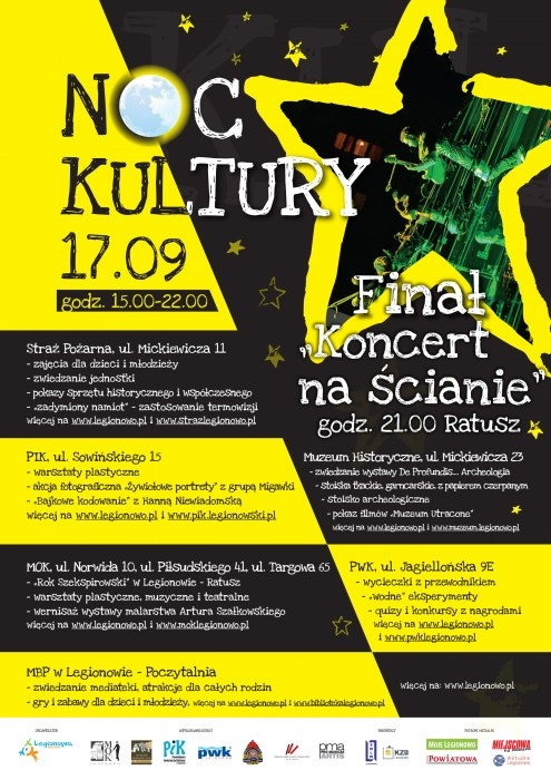 PLakat: Noc Kultury