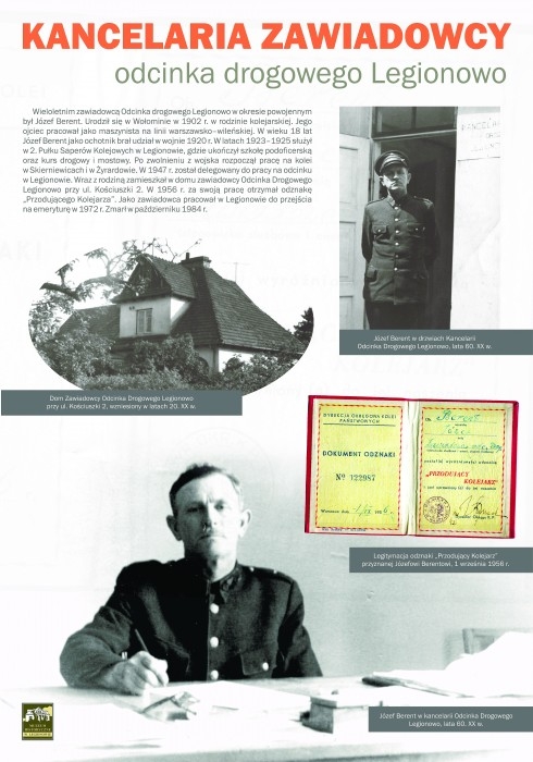 Fragment wystawy 20 minut do stolicy – dworzec w Legionowie 1877–2016