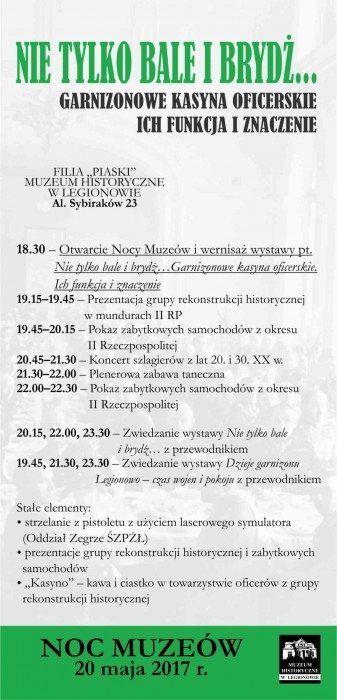 Ulotka informacyjna - Noc Muzeów