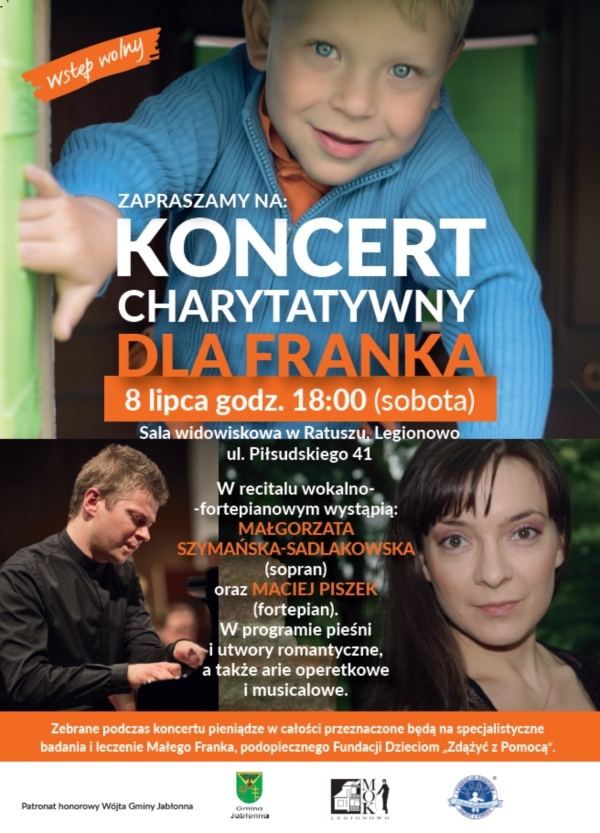Koncert charytatywny dla Franka