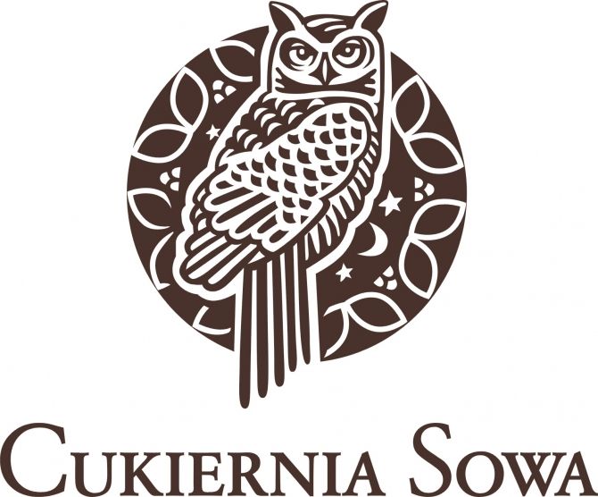 Logo: Cukiernia Sowa z tradycją od 1946 roku.