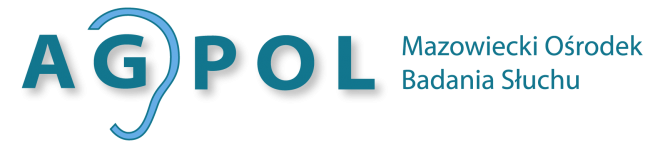 Logo: AGPOL Mazowiecki Ośrodek Badania Słuchu