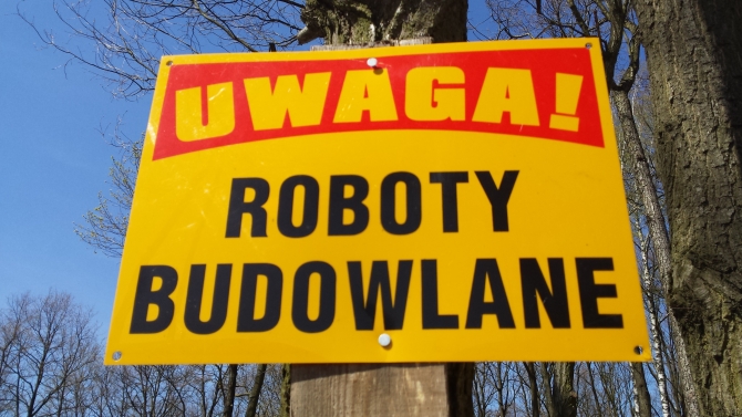 Znak - Robotty budowlane