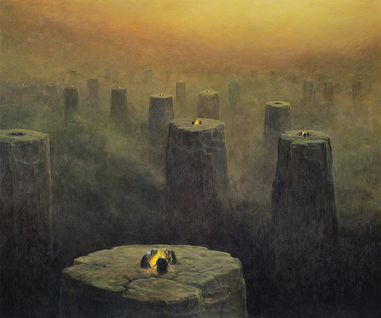 GRafika Zdzisława Beksińskiego/Fot. Culture.pl/Wydawnictwo