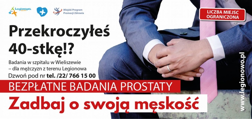 Bezpłatne badania prostaty