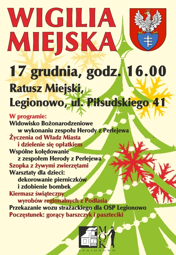 Wigilia Miejska w ratuszu