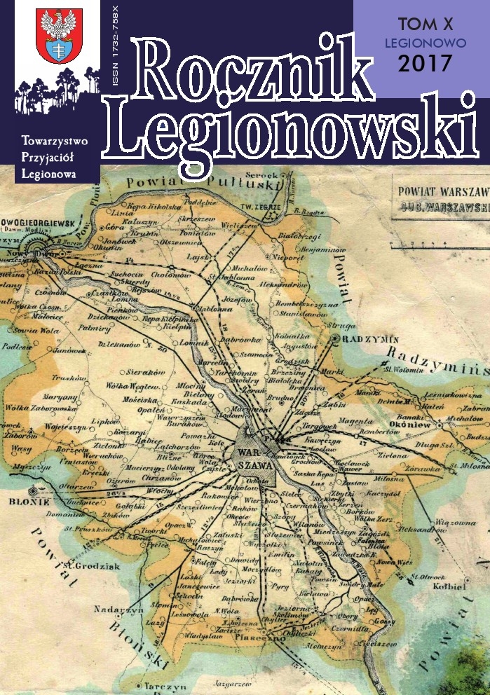 Okładka rocznika legionowskiego