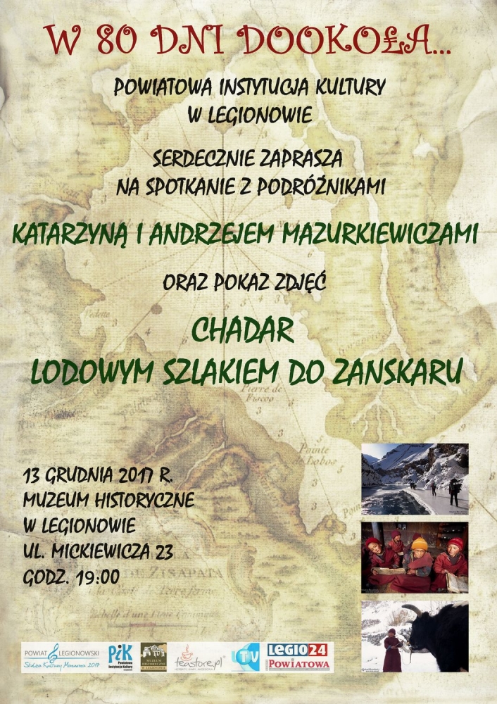 Chadar. Lodowym szlakiem do Zanskaru - spotkanie Klubu Podróżnika 