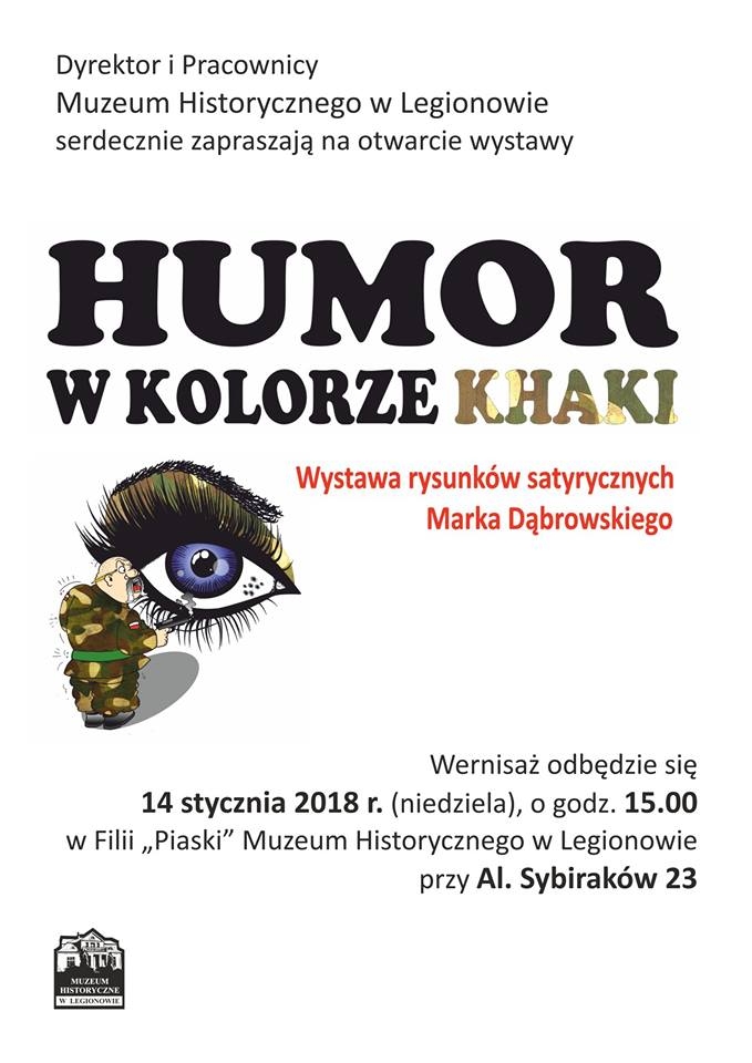 Plakat promujący otwarcie wystawy