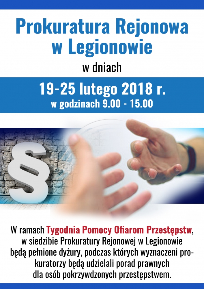 Tydzień Pomocy osobom pokrzywdzonym przestępstwem