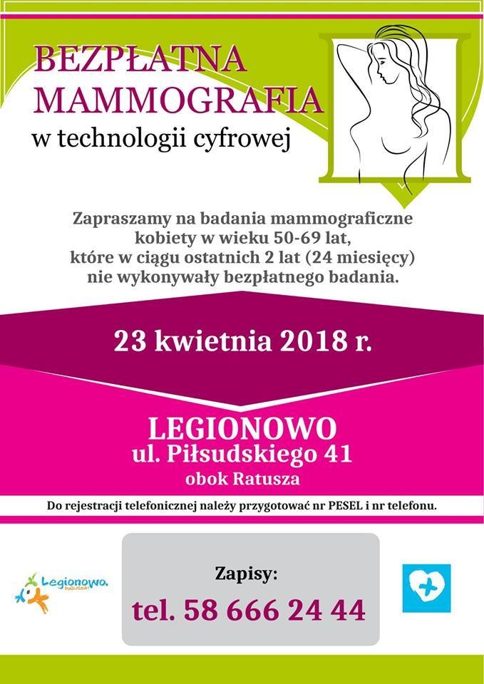 Bezpłatna mammografia
