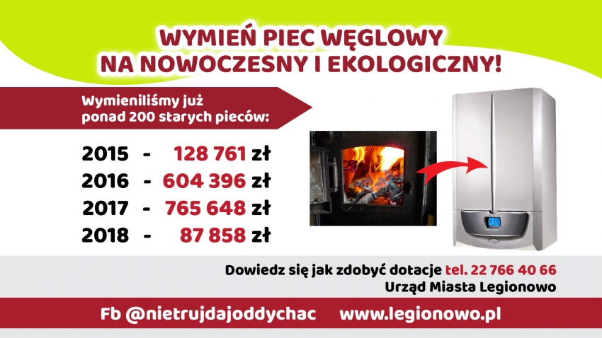 Wymień piec węglowy na gazowy