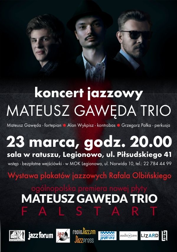 Mateusz Gawęda Trio Ogólnopolska premiera płyty 