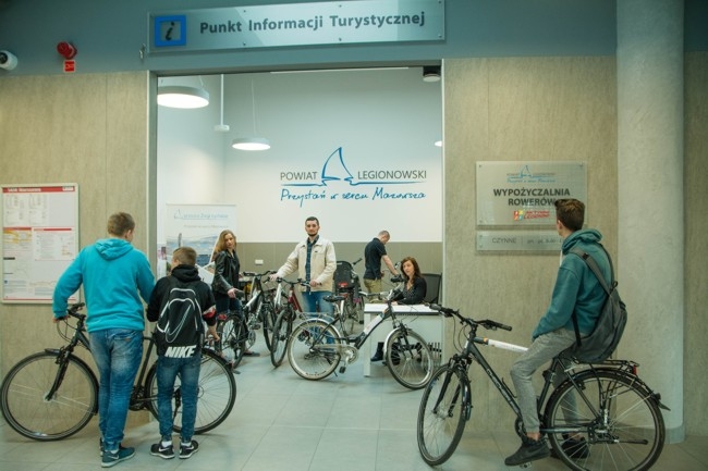 Punkt Informacji Turystycznej/Fot. Starostwo Powiatowe w Legionowie