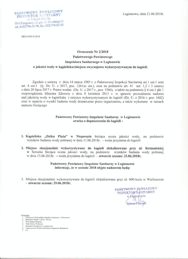 Orzeczenie; źródło: powiat legionowski