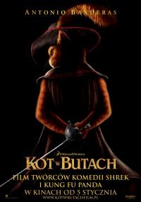 Plakat z filmu Kot w Butach. źródło: filmweb.pl
