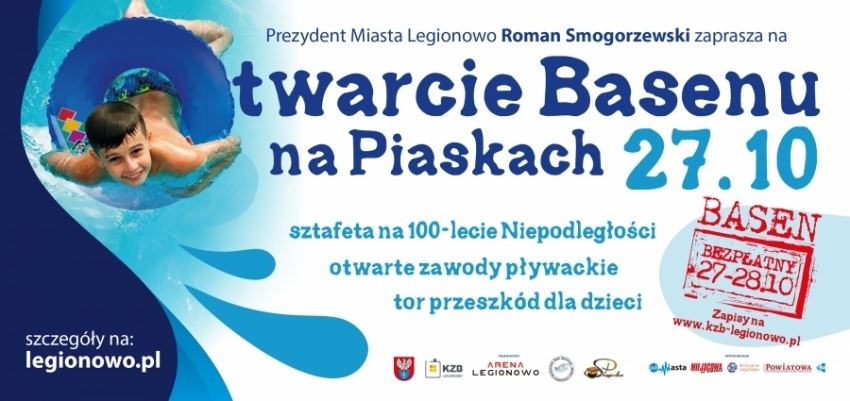 Otwarcie basenu na os. Piaski