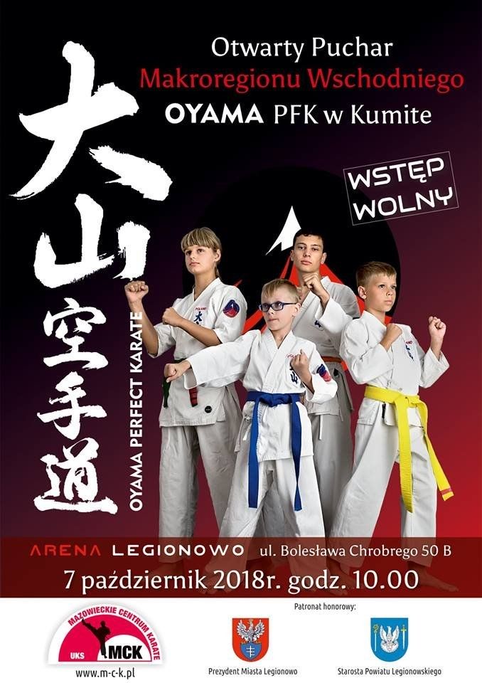 Otwarty Puchar Makroregionu Wschodniego Oyama PFK w Kumite