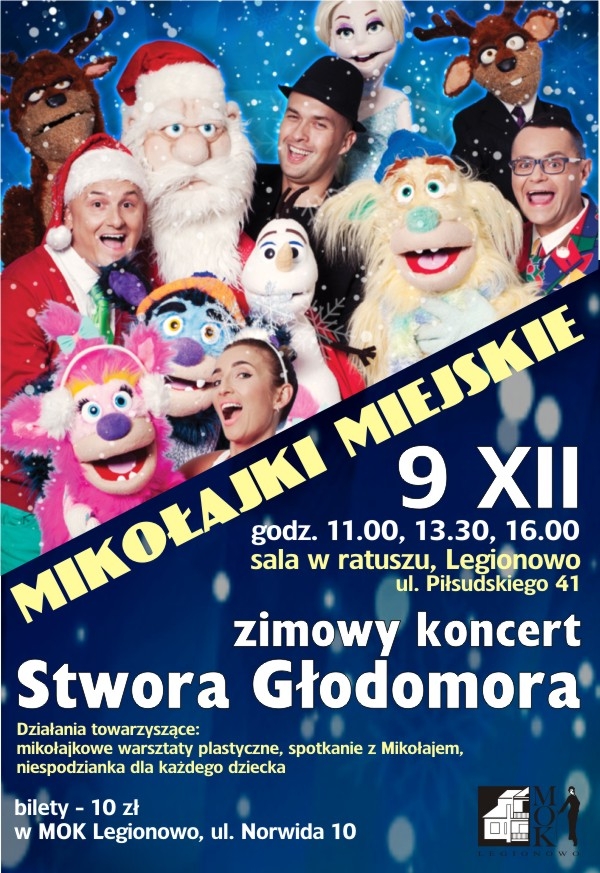 Mikołajki Miejskie - Zimowy koncert Stwora Głodomora