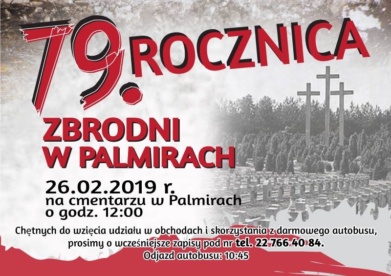 79. rocznica Zbrodni w Palmirach