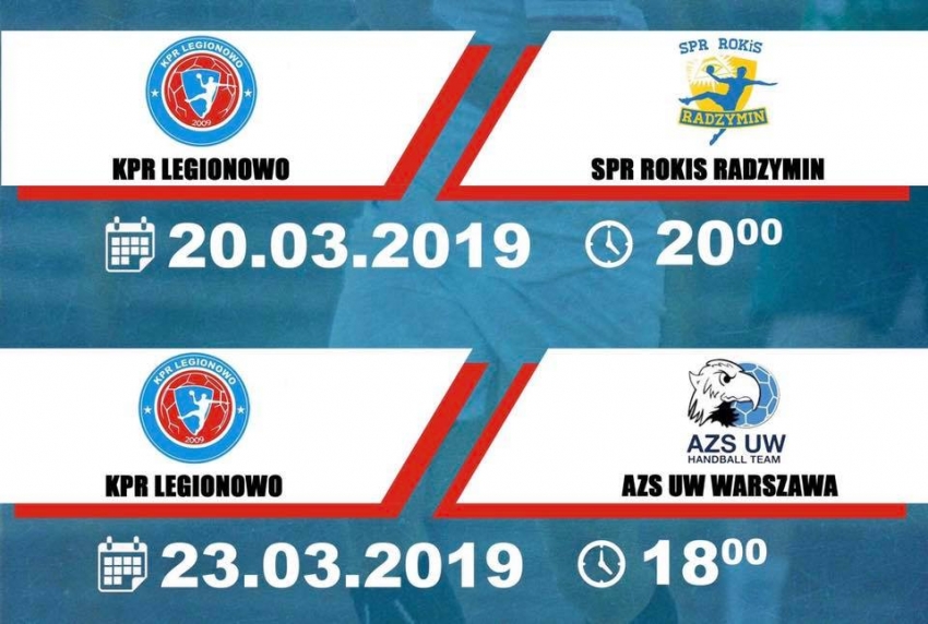 I liga mężczyzn w piłce ręcznej: KPR Legionowo - AZS UW Warszawa