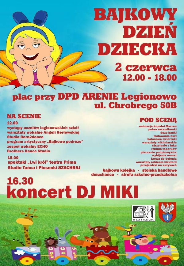 Bajkowy Dzień Dziecka pod Areną Legionowo