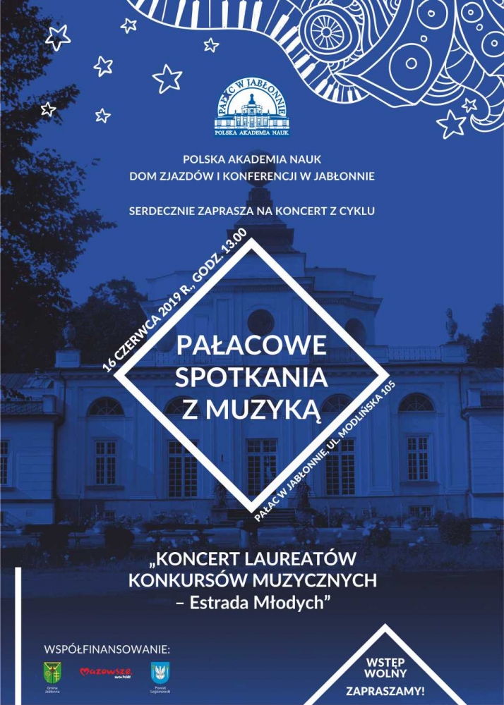 Plakat: <p>Koncert „Estrada Młodych”, którego wykonawcami będą uczniowie – laureaci konkursów muzycznych